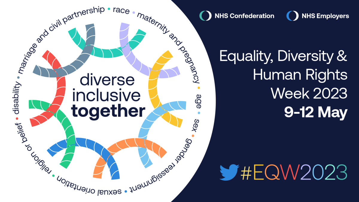 Support Equality, Diversity and Human Rights Week 2023 NHS Confederation